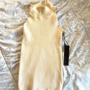 Turtle neck tank top.